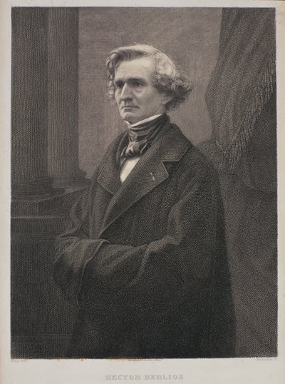 Hector Berlioz (1803-69) graviert von Metzmacher von Nadar