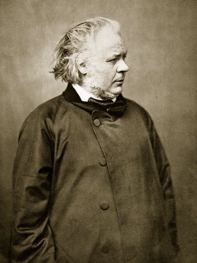 Honore Daumier (Sepia-Foto) von Nadar