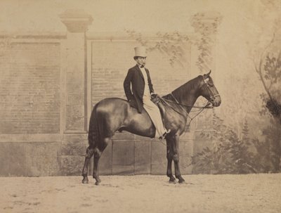 Mann auf einem Pferd, ca. 1860er von Nadar