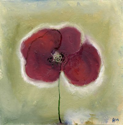 Mohn in meinem Tagebuch, 2013 von Nancy Moniz Charalambous