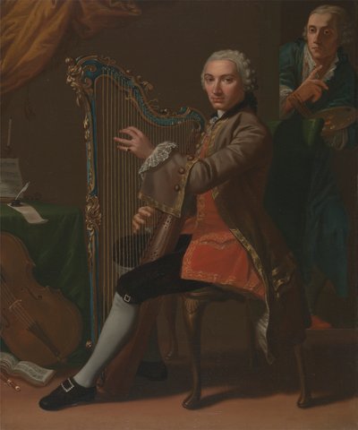 Cristiano Giuseppe Lidarti und Giovanni Battista Tempesti von Nathaniel Dance