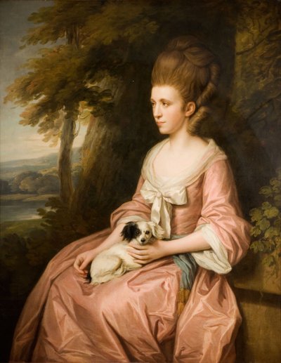 Porträt von Miss Hargreaves, 1750-1800 von Nathaniel Dance Holland