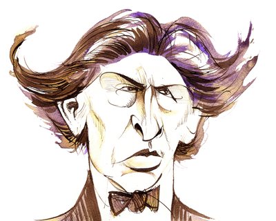 Ferruccio Busoni - Karikatur von Neale Osborne