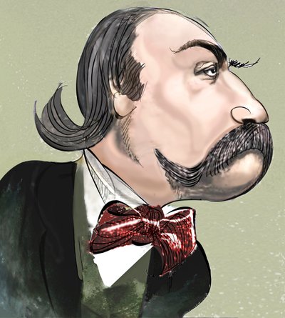 Gustave Flaubert, 2023 von Neale Osborne