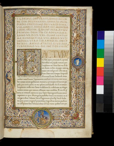 Ms 346. Livius, Ab Urbe Condita von Neapolitan School