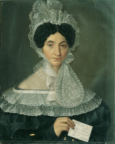 Brustbild Magdalene Ruard (gest. 1858) von Leopold Blonder