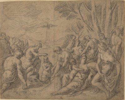 Die Taufe Christi von Netherlandish 16th Century