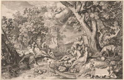 Das goldene Zeitalter von Netherlandish 17th Century after Nicolaes de Bruyn after Abraham Bloemaert