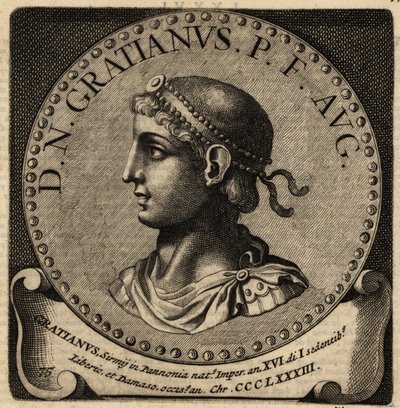 Porträt des römischen Kaisers Gratian von Netherlandish School