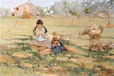 Landschaftsszene von Niccolo Cannicci