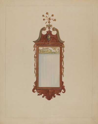 Hepplewhite Spiegel von Nicholas Gorid