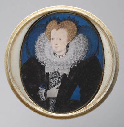 Porträt einer Frau, 1590er Jahre von Nicholas Hilliard