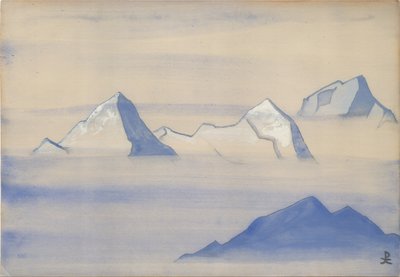 Himalayas, Albumblatt von Nicholas Roerich