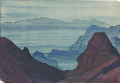 Himalaya, Albumblatt, 1934 von Nicholas Roerich