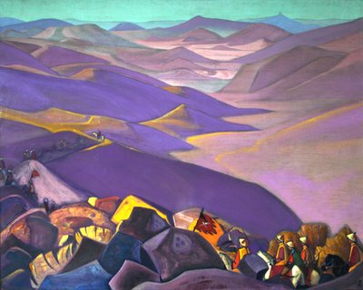 Mongolei, Dschingis Khan, 1938 von Nicholas Roerich
