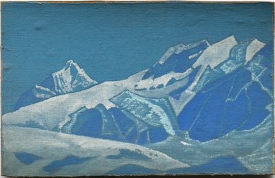 Bergstudie, ca. 1928-31 von Nicholas Roerich