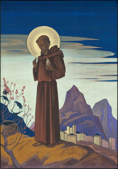 St. Franziskus, 1932 von Nicholas Roerich