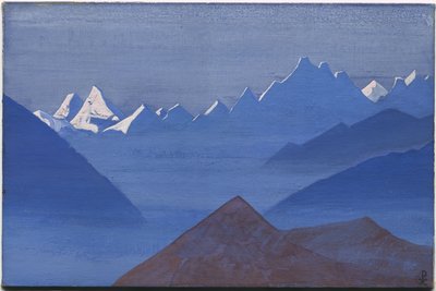 Sonnenuntergang, "Kuluta"-Serie, 1931 von Nicholas Roerich