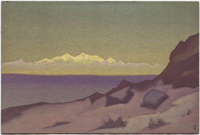Tibetische Grenze, Tsaidam von Nicholas Roerich