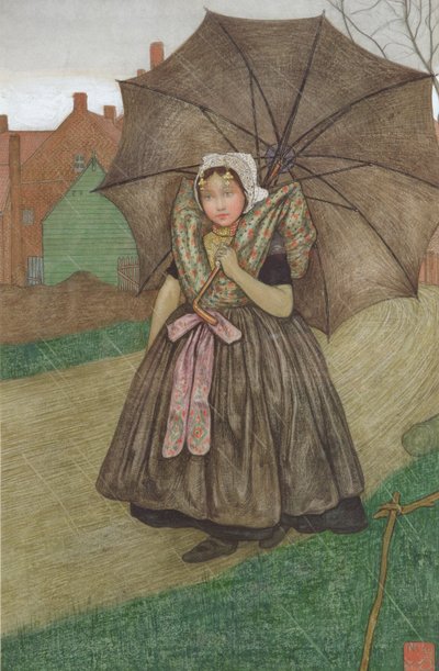 Zuhause im Regen von Nico Jungman