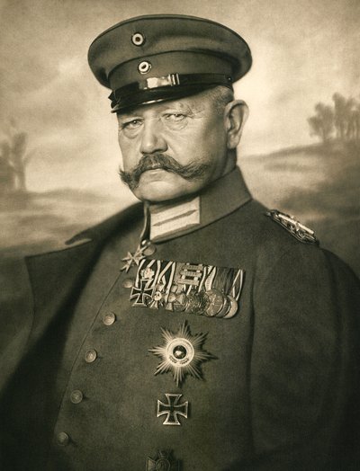 Porträt von Paul von Hindenburg von Nicola Perscheid