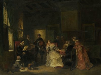 Historische Szene mit Wilhelm dem Schweiger? von Nicolaas Pieneman