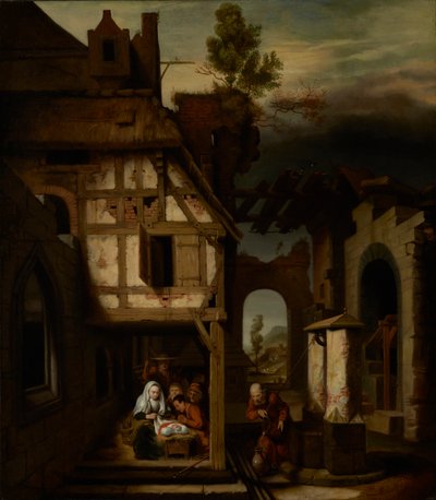 Anbetung der Hirten von Nicolaes Maes