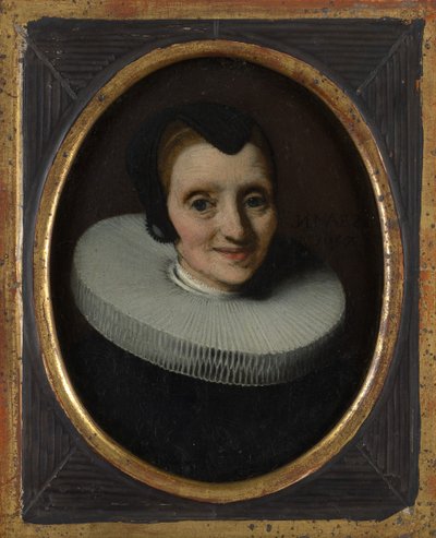 Porträt einer Frau, 1657 von Nicolaes Maes