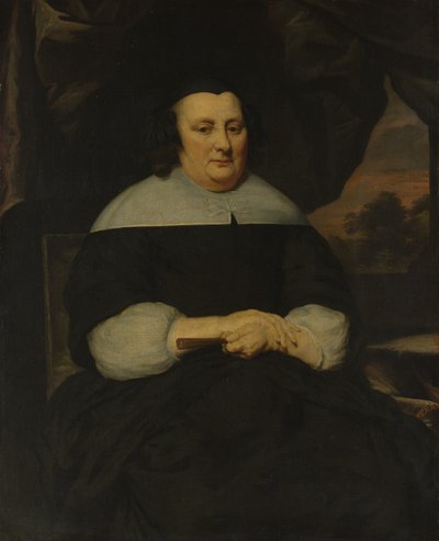 Porträt einer Frau, ca. 1665-70 von Nicolaes Maes