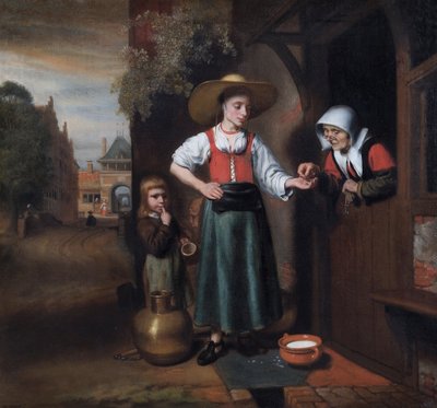 Die Milchfrau von Nicolaes Maes