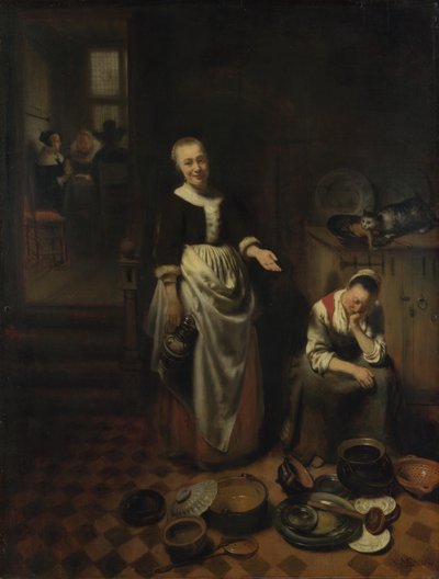 Die faule Dienerin von Nicolaes Maes