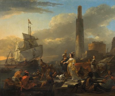 Hafenszene, ca. 1665 von Nicolaes Pietersz. Berchem