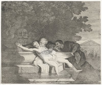 Susanna und die Ältesten von Nicolaes Van Helt Stockade