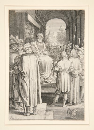 Christus vor Pilatus (Passionsserie) von Nicolaes de Bruyn