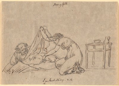 Ruth streichelt Boas von Nicolai Abildgaard