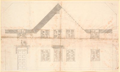 Fassade des Spatzenverstecks von Nicolai Abildgaard