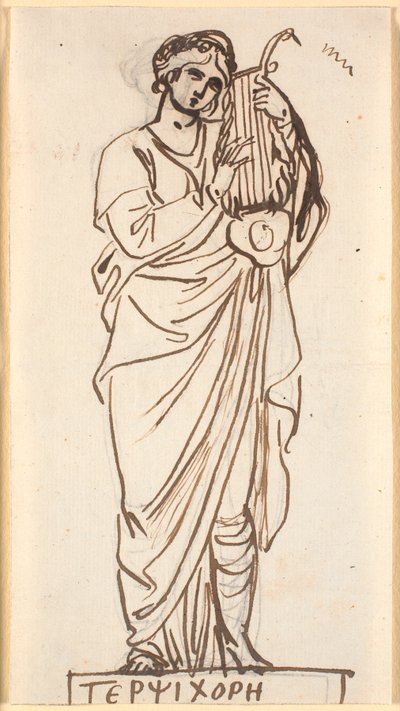 Terpsichore, die Muse des Tanzes von Nicolai Abildgaard