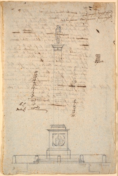 Entwurf für die Freiheitsstatue von Nicolai Abildgaard