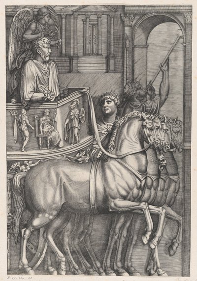Der Triumph des Marcus Aurelius von Nicolas Beatrizet