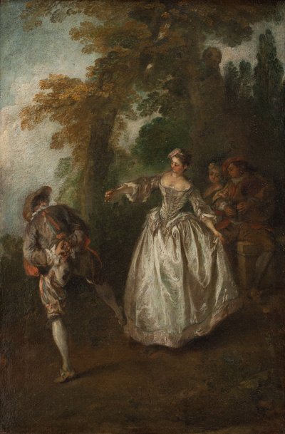Tanz im Freien von Nicolas Lancret