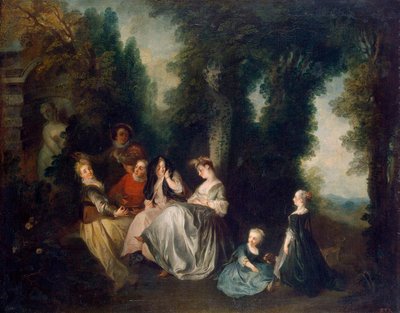 Party im Garten, 1690-1743 von Nicolas Lancret