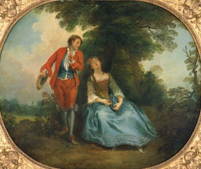 Schlafende Schäferin, um 1730 von Nicolas Lancret