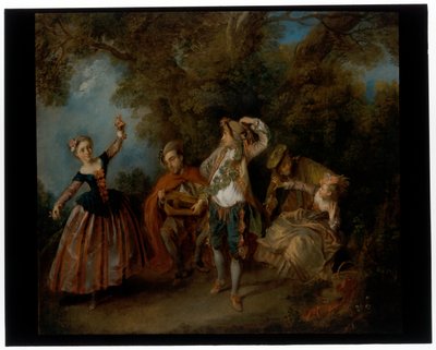 Die junge Tänzerin und das Menuett von Nicolas Lancret