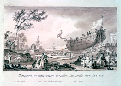 Ohne Titel, um 1750-1810 von Nicolas Marie Ozanne