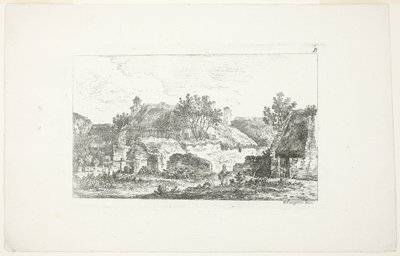 Landschaft, aus Deuxieme Cahier de Paysage von Nicolas Perignon