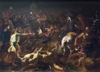 Schlacht von Gideon gegen die Midianiter von Nicolas Poussin