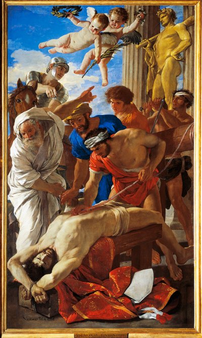 Italien, Rom, Martyrium des Heiligen Erasmus von Nicolas Poussin