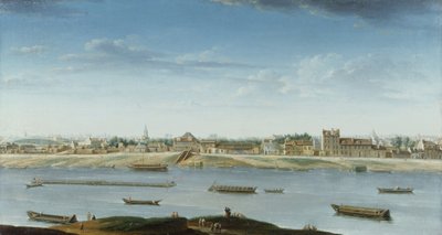Port Saint-Bernard, gesehen vom Arsenal von Nicolas Raguenet