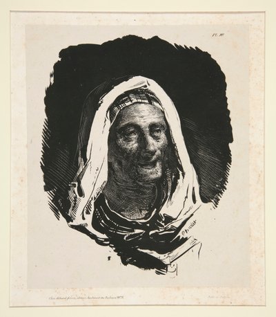 Tête de Vieille Femme von Nicolas Toussaint Charlet