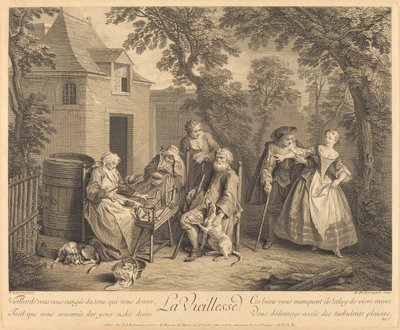 Das Alter von Nicolas de Larmessin IV after Nicolas Lancret